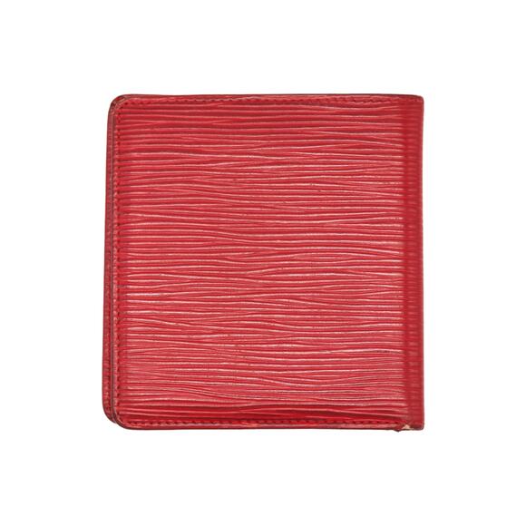 🔴 Louis Vuitton 6CC Bifold Wallet - Red Epi Leather - Picture 2 of 9